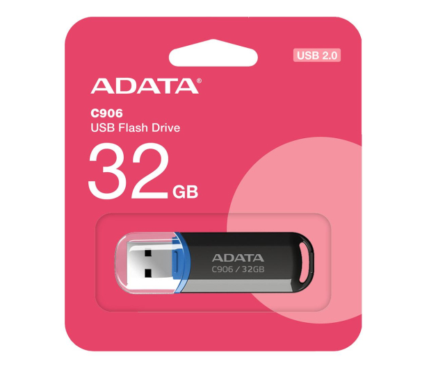 Adata Pendrive C906 32GB CzarnyAC906-32G-RBK - 1202727 - zdjęcie